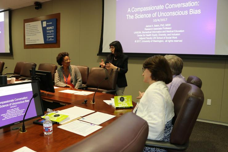 Janice Sabin, Ph.D., MSW, research associate professor at the University of Washington School of Medicine
