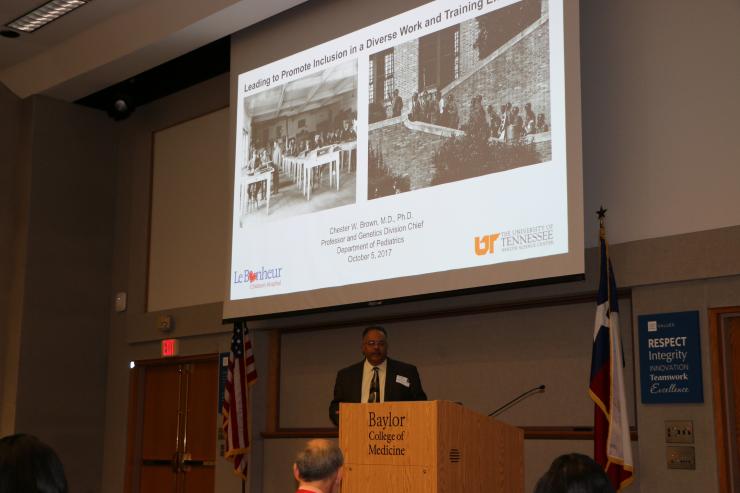 Dr. Chester Brown, professor and division chief of genetics and St. Jude Chair of Excellence in Genetics at the University of Tennessee Health Science Center.