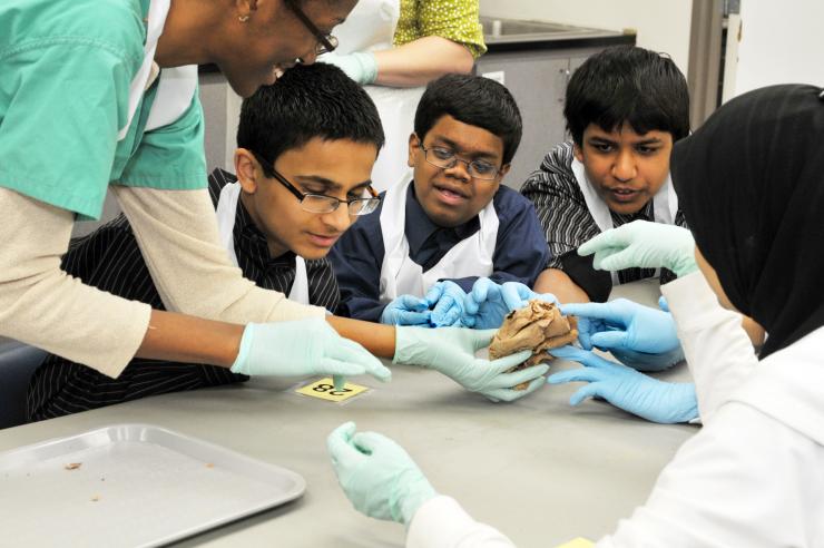 Saturday Morning Science students