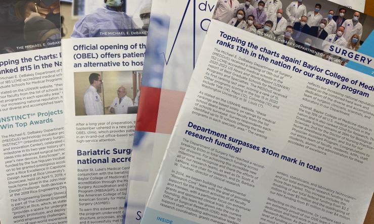 News items from the Department of Surgery